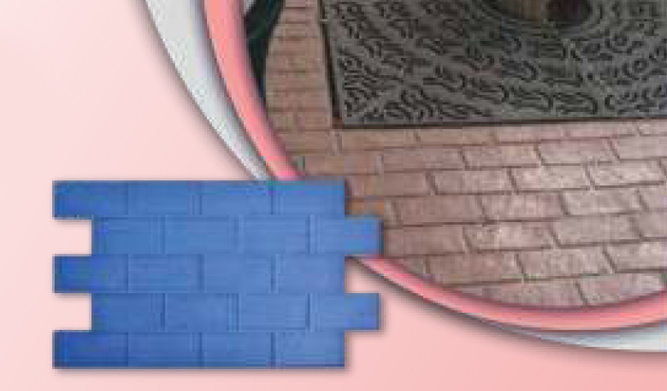 Brick Running Bond (81,5 cm x 51 cm) (No.ITB-027)